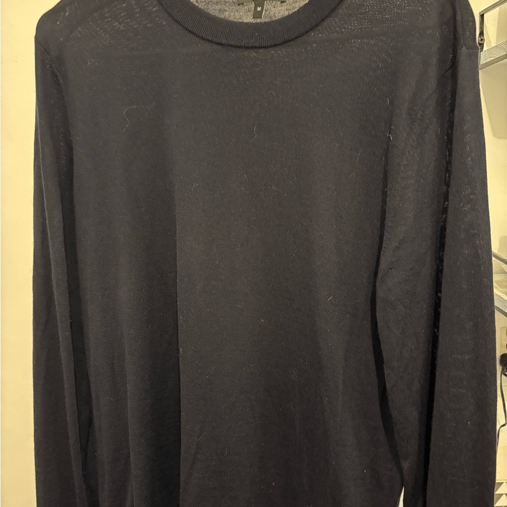 Theory Black Long Sleeve Tee
